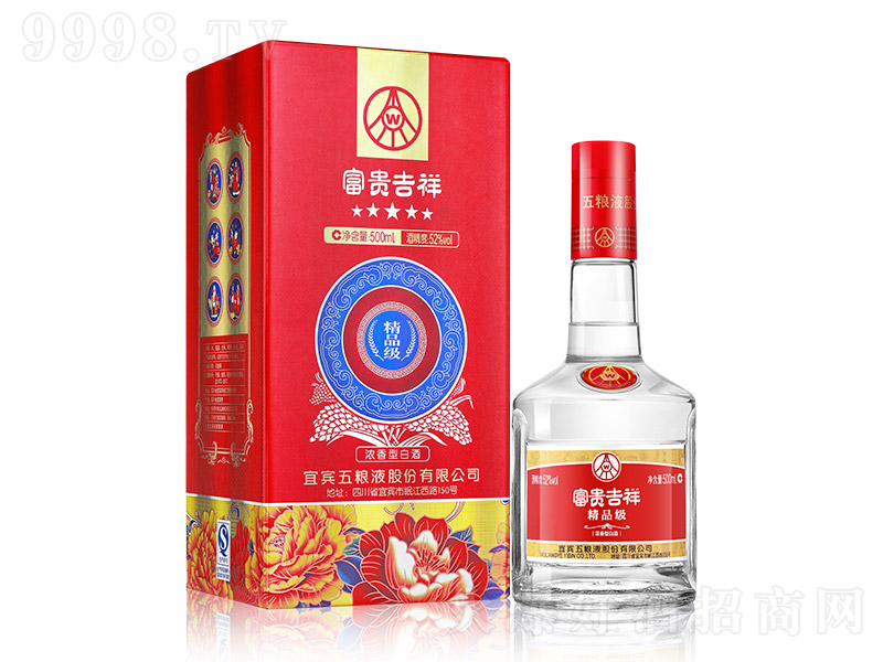 ���e��ZҺ�ɷ����޹�˾��Ʒ�����F���龫Ʒ�������Ͱ׾ơ�52��500ml��-�׾�������Ϣ